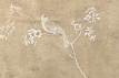 D&eacute;cor d'oiseau en grisaille