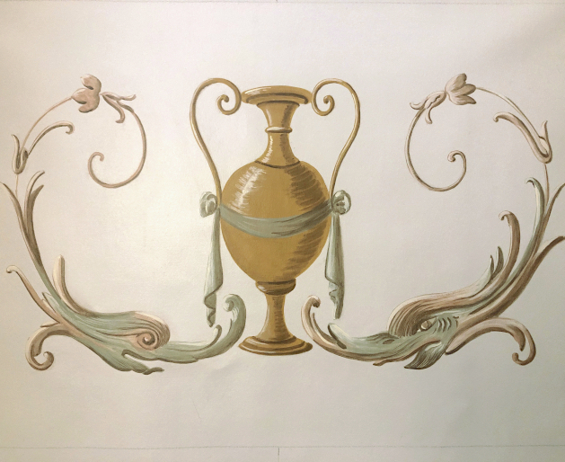 D&eacute;cor de grotesques pour une villa italienne en Toscane