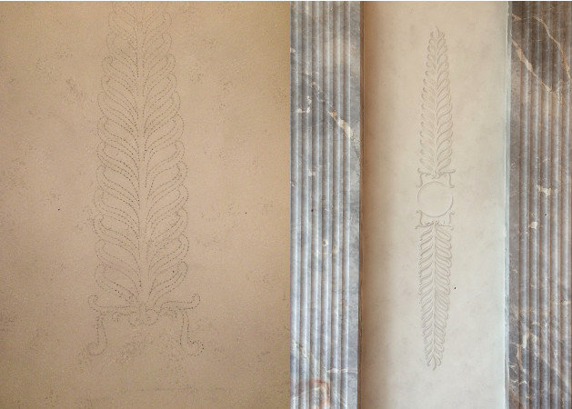 d&eacute;cor trompe l'oeil dans une piscine